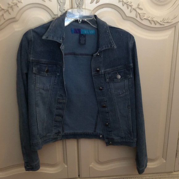 dELiA*s Tops - Delia’s Denim Jacket with Glitter